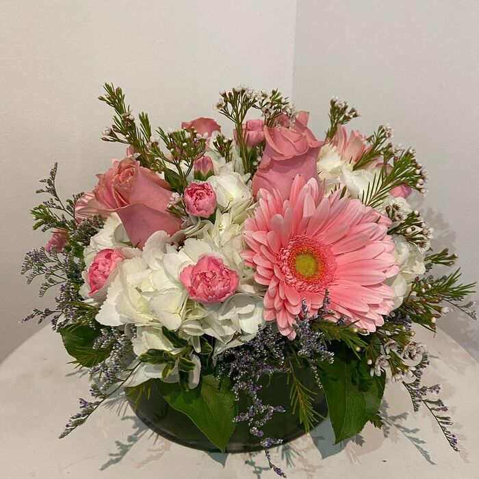 Pink Rose Arrangement Spring Beauties of The Flower Patch 1592 Bayview Ave - Photo 2 of 4