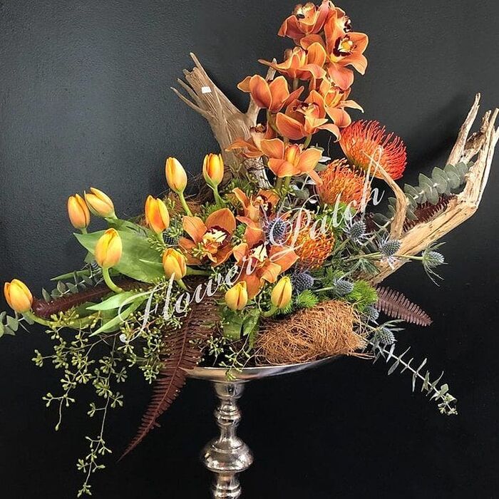 Custom Orange Arrangement - https://www.flowerpatch.ca/ Alluring Arrangements of The Flower Patch 1592 Bayview Ave - Photo 2 of 2 Custom Orange Arrangement - https://www.flowerpatch.ca/ Alluring Arrangements of The Flower Patch 1592 Bayview Ave - Photo 2 of 2