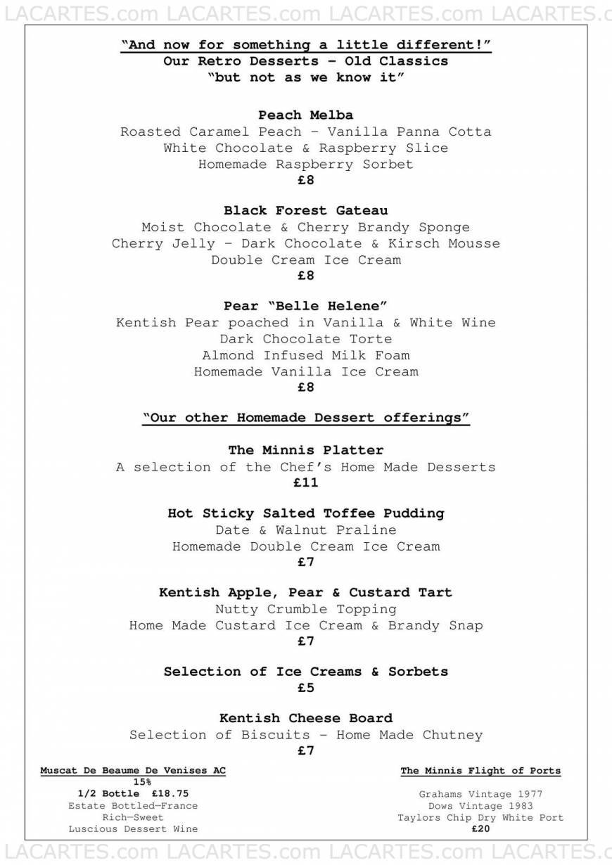  Pricelists of The Minnis Bar & Restaurant The Parade - Photo 16 of 17