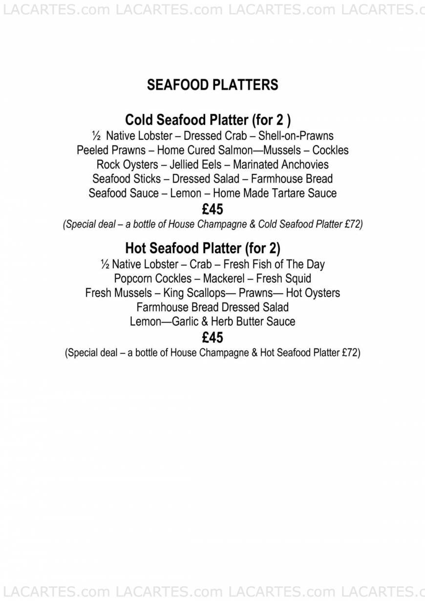  Pricelists of The Minnis Bar & Restaurant The Parade - Photo 13 of 17