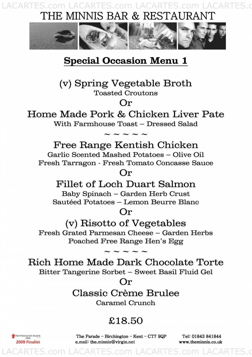  Pricelists of The Minnis Bar & Restaurant The Parade - Photo 9 of 17