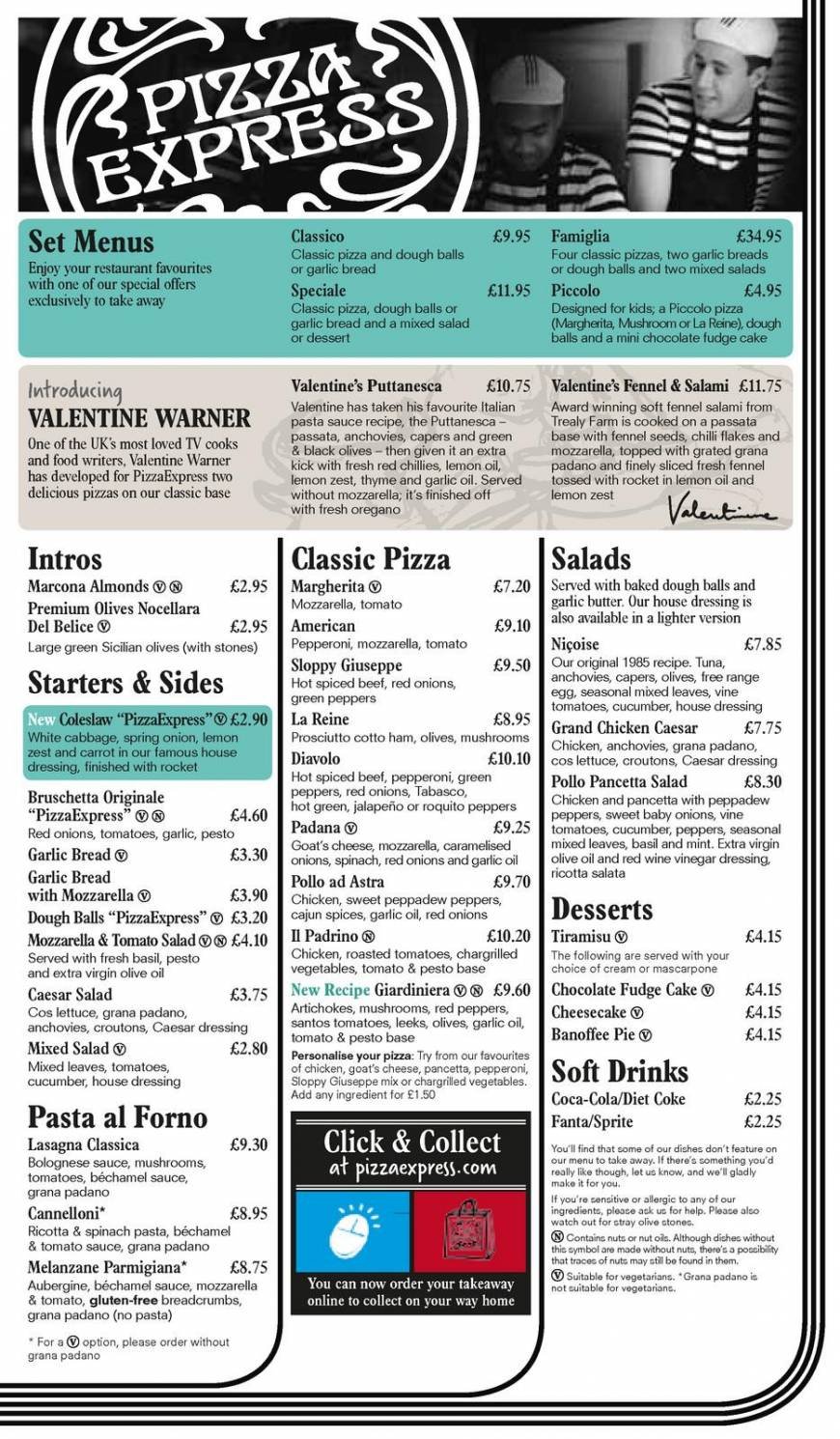  Pricelists of Pizza Express Unit 2, Festival Leisure Park, Crane Farm Road - Photo 3 of 4