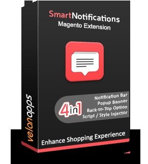 top notifications feature for magento website with easily configurable admin panel, popup banner to high light recent Discounts, Offers, featured products etc.,, back-to-top feature to let user navigate to the top smoothly. VelanApps Magento Extensions of VelanApps 2nd Floor, Flowtech Building 18 New Scheme Road Pappanaickenpalayam - Photo 3 of 7 top notifications feature for magento website with easily configurable admin panel, popup banner to high light recent Discounts, Offers, featured products etc.,, back-to-top feature to let user navigate to the top smoothly. VelanApps Magento Extensions of VelanApps 2nd Floor, Flowtech Building 18 New Scheme Road Pappanaickenpalayam - Photo 3 of 7
