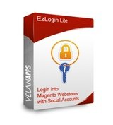 EzLogin Lite is a free social login enabler for Magento webstores developed by VelanApps.com, VelanApps, Coimbatore