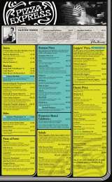 Menus & Prices, Pizza Express, Islington