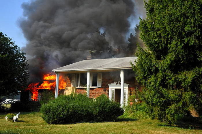 Home Fire Damages Fire and Smoke Damage Insurance Claims of ClaimsMate 803 Whitecap Dr - Photo 2 of 7