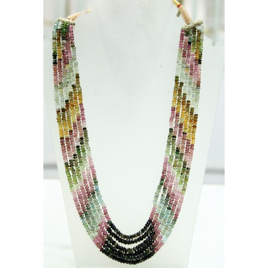  Gemstone Beads Necklace of Shine Stones, Buy Online Natural Certified Gemstones 1279, 3rd Floor, Mahadev Johri Street, Gopal ji Ka Rasta, Johri Bazar, Jaipur-302003, India - Photo 6 of 6
