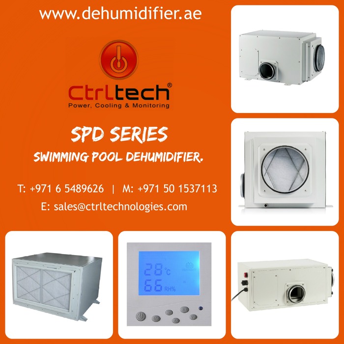  Indoor pool dehumidifier for swimming pool of Ctrltech dehumidifier S102, Industrial Area 15, Sharjah, UAE - Photo 1 of 7