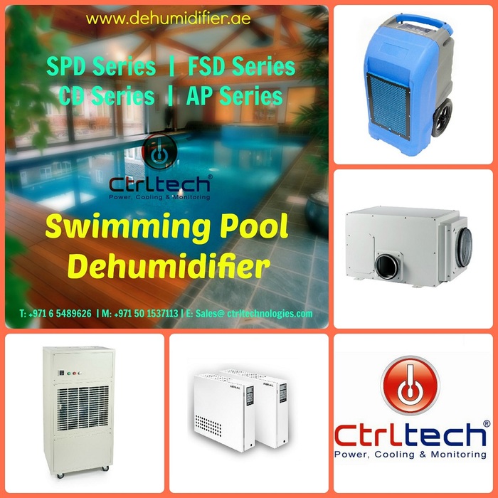  Indoor pool dehumidifier for swimming pool of Ctrltech dehumidifier S102, Industrial Area 15, Sharjah, UAE - Photo 2 of 7