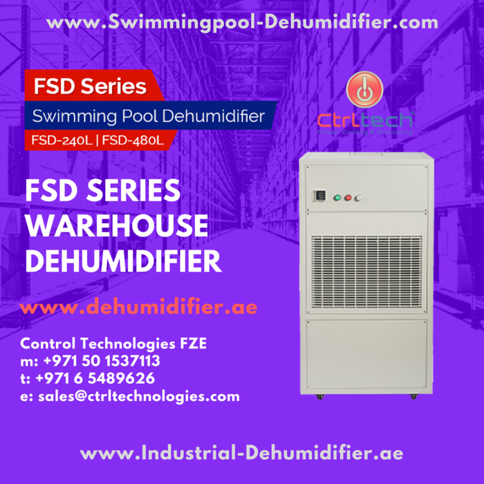 Indoor pool dehumidifier for swimming pool of Ctrltech dehumidifier S102, Industrial Area 15, Sharjah, UAE - Photo 5 of 7