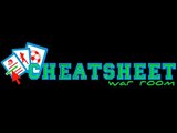  Cheat Sheet War Room serving 