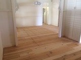 Pine floor sanded and prepared for staining, Budget Floor Sanding, Morningside/Brisbane