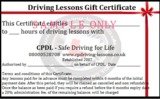 Menus & Prices, CPDL Safe Driving for Life, barnet