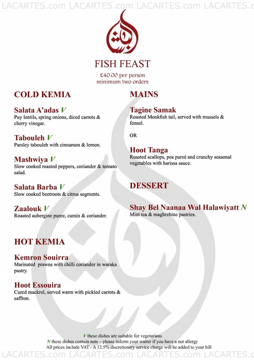  Pricelists of Pasha Restaurant & Lounge 1 Gloucester Road - Photo 9 of 17