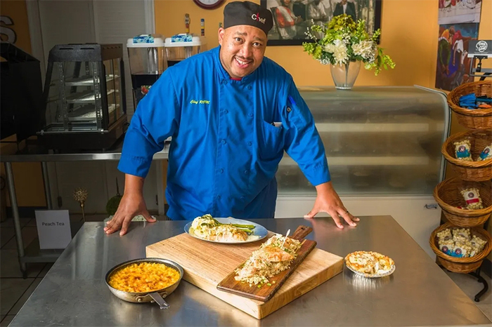 Chef Rom of In a Minute Cafe and a variety of their best Maryland seafood dishes<br />
Profile Photos of In a Minute Cafe 9244 E Hampton Dr, Ste 203 - Photo 6 of 6 Chef Rom of In a Minute Cafe and a variety of their best Maryland seafood dishes<br />
Profile Photos of In a Minute Cafe 9244 E Hampton Dr, Ste 203 - Photo 6 of 6