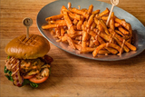 Delicious crab cake and fries meal available at In a Minute Cafe in Capitol Heights, MD<br />
 In a Minute Cafe 9244 E Hampton Dr, Ste 203 