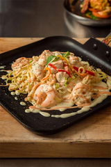 In a Minute Cafe's cajun shrimp pasta at their seafood restaurant in Capitol Heights, MD<br />
 In a Minute Cafe 9244 E Hampton Dr, Ste 203 