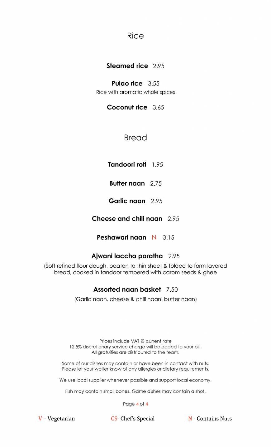  Pricelists of Cinnamon Culture 46 Plaistow Lane   - Photo 4 of 4