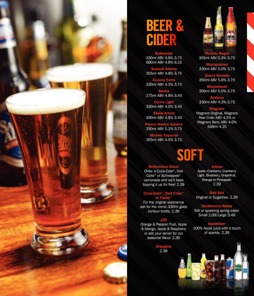  Pricelists of T.G.I. Friday's Festival Leisure Park - Photo 12 of 33