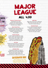 Menus & Prices, T.G.I. Friday's, Basildon