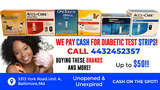 Sell Us Your Strips-Cash for Diabetic Test Strips, Baltimore