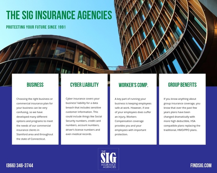 When was the last time you looked at your business insurance? We have been saving customers a lot of money and educating them on missing coverage when they come to us for a second opinion. Try us out today!<br />
•<br />
To get started, call our office directly, Profile Photos of The SIG Insurance Agencies - Brooklyn 144 S Main St - Photo 2 of 6 When was the last time you looked at your business insurance? We have been saving customers a lot of money and educating them on missing coverage when they come to us for a second opinion. Try us out today!<br />
•<br />
To get started, call our office directly, Profile Photos of The SIG Insurance Agencies - Brooklyn 144 S Main St - Photo 2 of 6