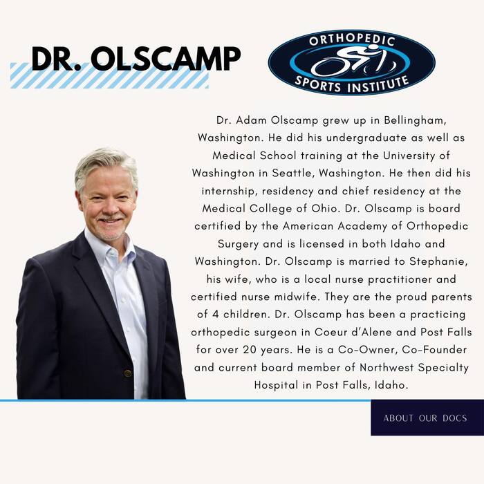 Dr Adam Olscamp Bio Profile Photos of Orthopedic Sports Institute 1233 N Northwood Center Ct - Photo 2 of 11