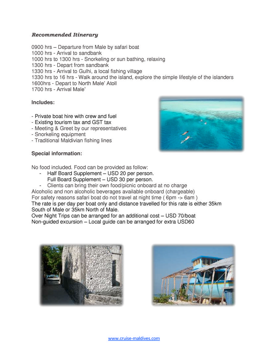  Pricelists of Cruise-Maldives.com Plot No: 10099, Halavelimagu, - Photo 6 of 8