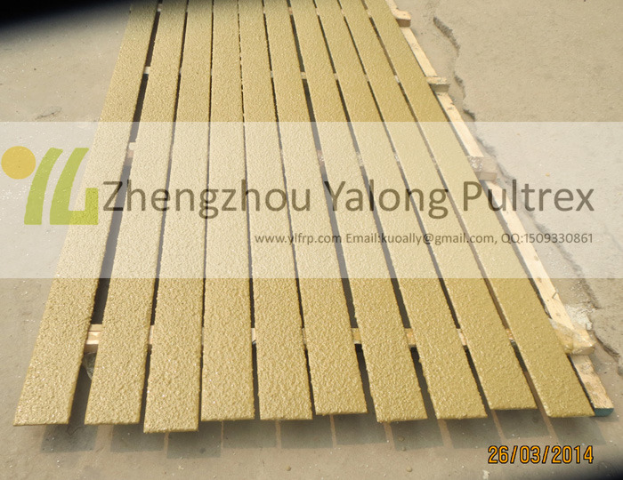  anti-slip fiberglass decking strips                               Profile Photos of Zhengzhou Yalong Pultrex Composite Materials Co., Ltd #3, xuesong road, high-new district - Photo 10 of 26