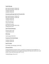 Menus & Prices, Equilibrium, Brighton