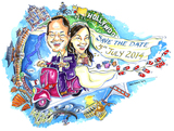  Cartoons and Caricatures by Luke Warm Greencroft, Harton Cross, Hartland 