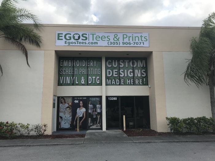  Custom T-shirt store near me of Egos Tees & Prints 13280 SW 120th St - Photo 7 of 12