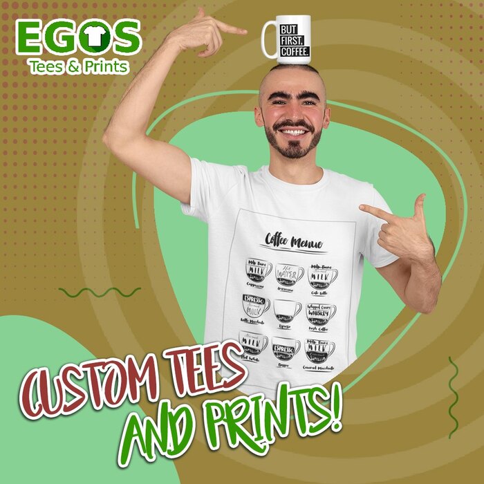  Custom T-shirt store near me of Egos Tees & Prints 13280 SW 120th St - Photo 9 of 12