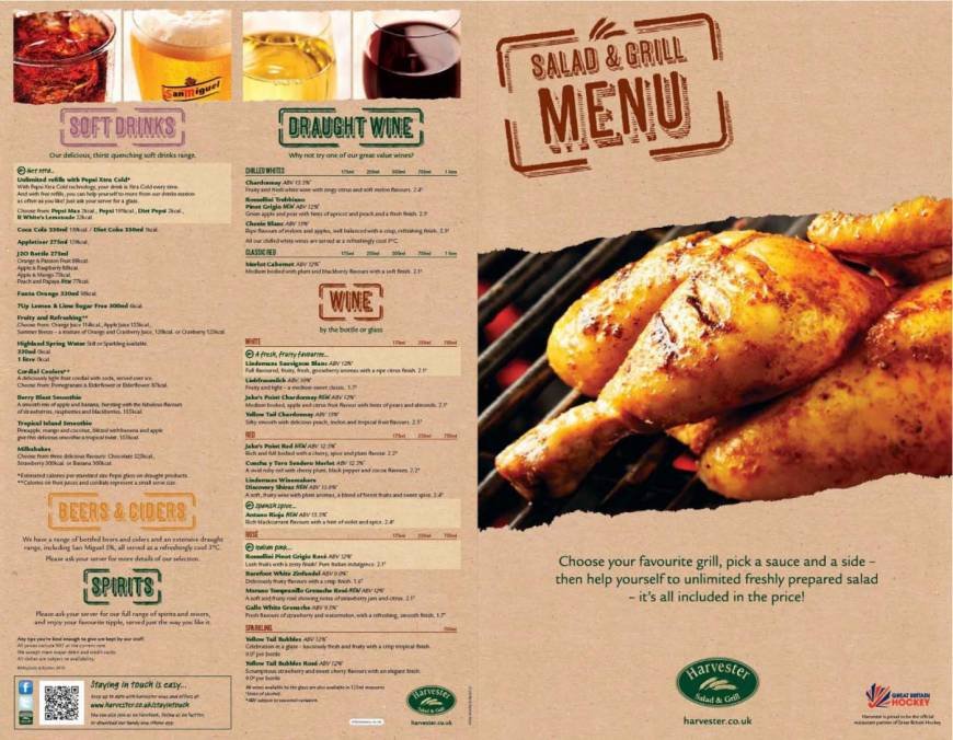  Pricelists of Harvester London Road, Vange - Photo 7 of 15