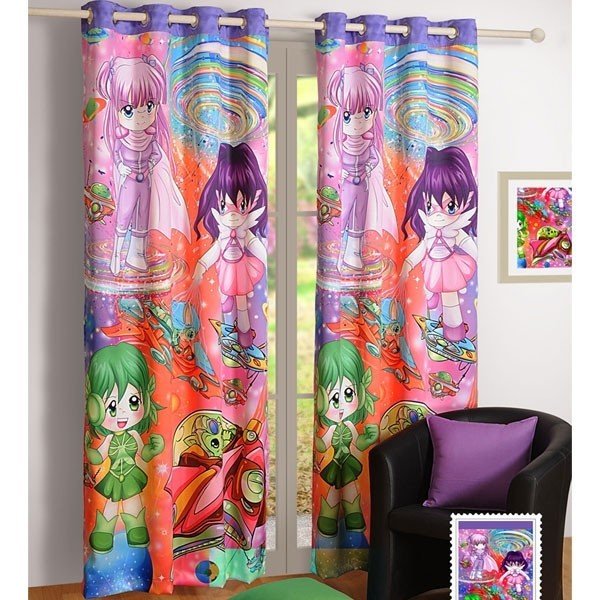 Swayam Power Girls Kids Curtains Swayam Kids Curtains of Home Drape Shop no- 1010, Kirti Shikhar Building, District Center, Janakpuri - Photo 6 of 8