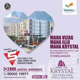  Apartments for Sale in Vizag Ramky Estates And Farms Limited , Godavari Layout Gavara, Jeggayyapalem, Sheelanagar, Visakhapatnam, Andhra Pradesh, Pin 530012. 