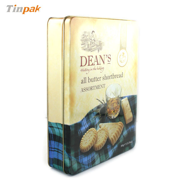 Deans shortbread Biscuit Tin Tin boxes wholesale of Dongguan Tinpak Co.Ltd. Tongsha Industrial District, Dongguan City, China - Photo 3 of 6