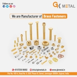 Brass Fasteners, GK Metals, Jamnagar