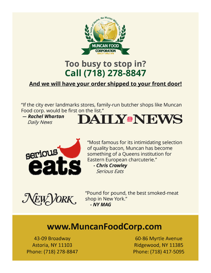  Pricelists of Muncan Food Corporation 4309 Broadway - Photo 19 of 37