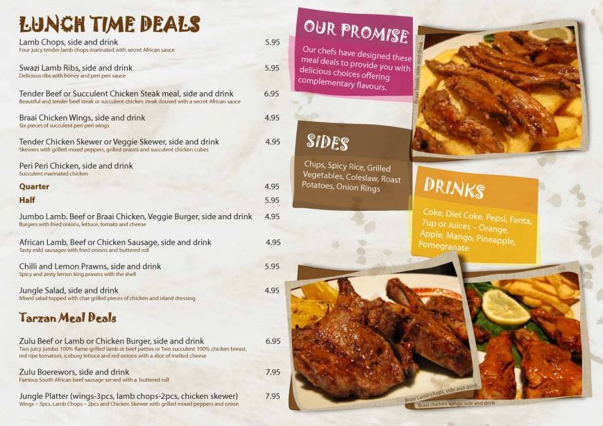  Pricelists of Jungle Braai Walthamstow 115 Wood Street  - Photo 5 of 7