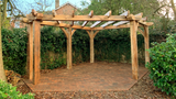Bespoke oak pergola, Trade Oak Building Kits, Robertsbridge