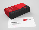 Red Stack Tech Business Cards DesignBcreative 17 Bramleys 