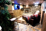 Living Room AFTER with electrical, painting, and carpentry services , Perry's Handyman Services, Fort Worth