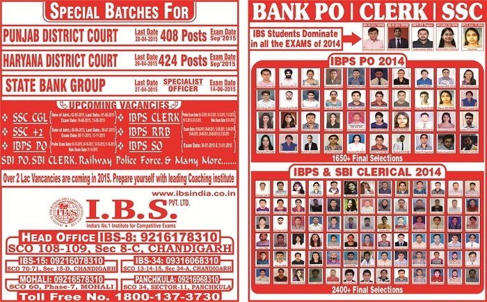  Profile Photos of IBS -SSC Bank PO Clerk Coaching in Chandigarh SCO: 108-109, Top Floor, Sector-8C, Chandigarh - Photo 3 of 3