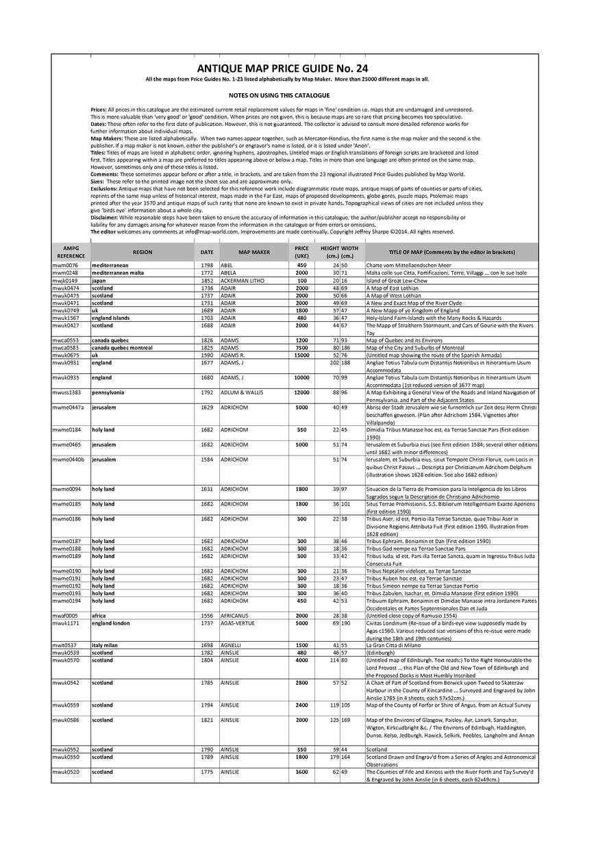  Pricelists of Map World UK Ltd 2 Sullivan Close - Photo 1 of 1