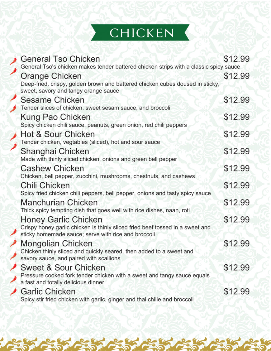  Pricelists of Golden Dynasty Chinese 11981 South Apopka Vineyard Road - Photo 8 of 9