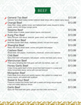 Menus & Prices, Golden Dynasty Chinese, Orlando