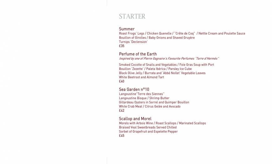  Pricelists of Sketch Restaurant 9 conduit street  - Photo 16 of 18