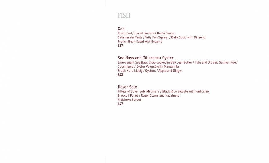  Pricelists of Sketch Restaurant 9 conduit street  - Photo 15 of 18