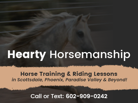 Hearty Horseman offers horse training & riding lessons in Scottsdale, Phoenix & Paradise Valley, AZ. Profile Photos of Gina's Heart 31827 N 140th St - Photo 3 of 6